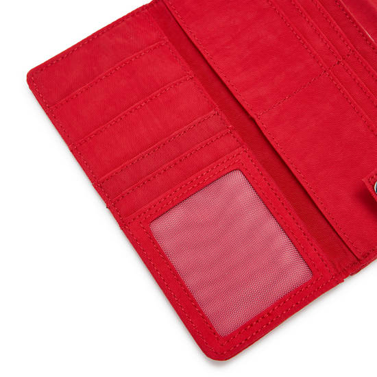 Kipling Money Land Snap Portefeuille Rood | België 1425EB